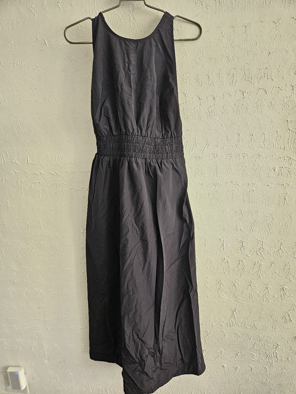 A New Day Poplin Cross Back Dress With POCKETS - Picture 4 of 7